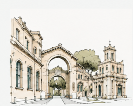 Illustrazione del quartiere Garbatella